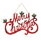 Melrose Cut Metal Merry Christmas Sign 19"L