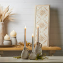 Melrose FIA Wick White Taper Candle (Set of 2)