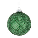 Melrose Glitter Frosted Glass Ball Ornament (Set of 12)