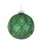 Melrose Glitter Frosted Glass Ball Ornament (Set of 12)