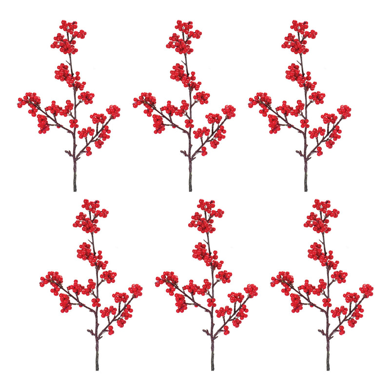 Melrose Berry Twig Spray (Set of 6)