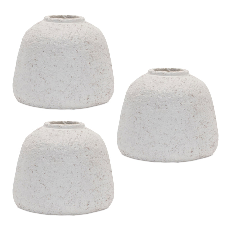 Melrose Distressed Terra Cotta Bud Vase (Set of 3)
