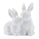 Melrose Ceramic Mini Garden Bunny Couple (Set of 4)