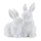 Melrose Ceramic Mini Garden Bunny Couple (Set of 4)