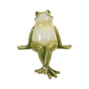 Melrose Frog Shelf Sitters (Set of 3) 4"H Resin Green