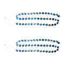 Melrose Iridescent Glass Jewel Garland (Set of 2)