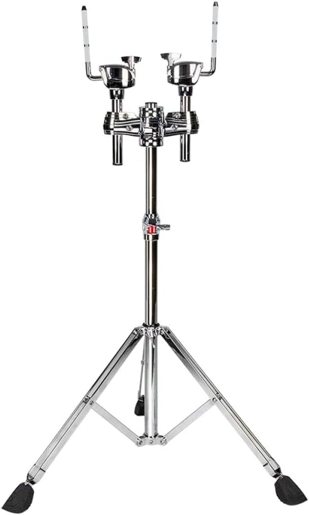 British Drum Co Casino Double Tom Stand - Palladium Hardware