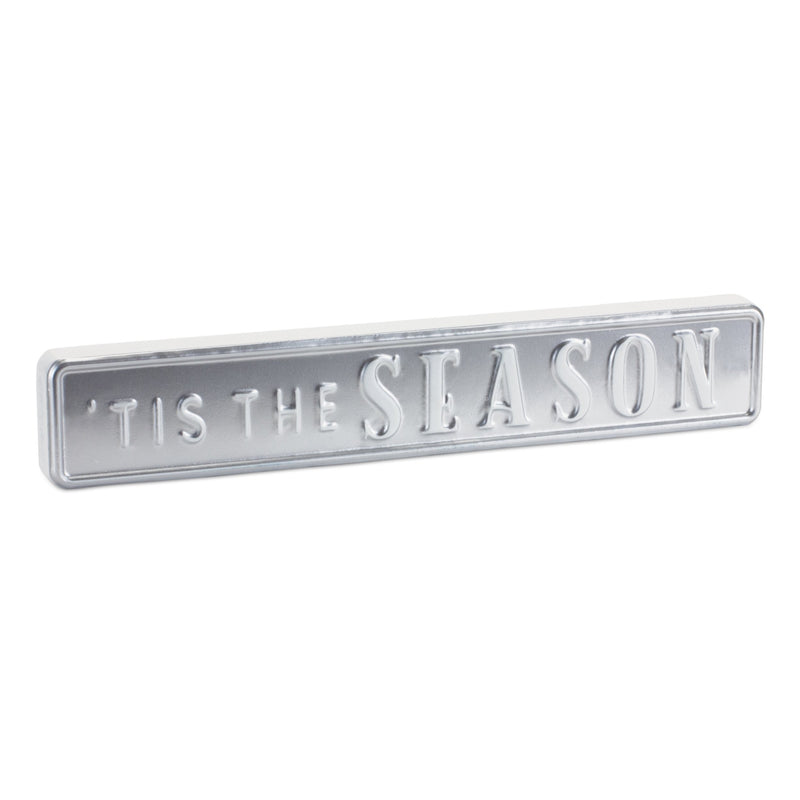 Melrose Metal Holiday Sentiment Sign (Set of 2)