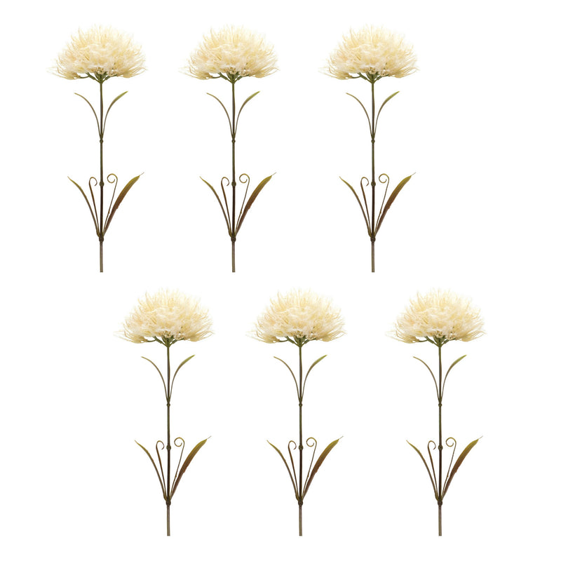 Melrose Puff Flower Stem (Set of 6)