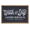 Melrose Wood Laundry Sentiment Sign 18.25"L Wall Decor, Modern, Wood