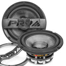 PRV Audio 6.5" 4 Ohm 500W Carbon Fiber Neodymium Midrange Speaker Pair
