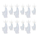 Melrose Iridescent Glass Angel Ornament (Set of 6)