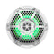 DS18 NXL6MWH 6.5" Marine Speakers with RGB LED Lights - White (Pair)
