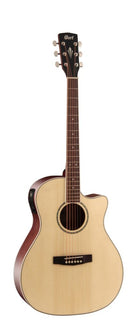 Cort GAMEDXOP Grand Regal Acoustic Electric Cutaway Guitar - Open Pore