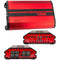 DS18 SXE-3000.4D/RD 4-Channel 1280W RMS Amplifier - Red