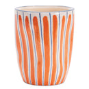 Melrose Wavy Stripe Planter Set of 6 Planter, Wavy Patterned, Dolomite