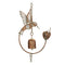 Melrose Iron Hummingbird and Bell Rain Chain