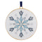 Metal Modern Snowflake Disc Ornament (Set of 12)