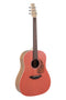 Ovation Applause Jump Series Slope Shoulder Dreadnought Acoustic Guitar Peach