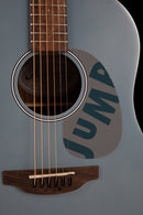 Ovation Applause Jump Slope Shoulder Dreadnought Acoustic Guitar Lagoon Blue