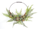 Melrose Fern and Succulent Moss Half Werath 20"D Wall Decor, Plastic
