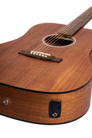 Bamboo 41″ Dreadnought Mahogany Guitar w/ EQ