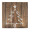 Melrose Distressed Wood Snowflake and Tree Block (Set of 2)