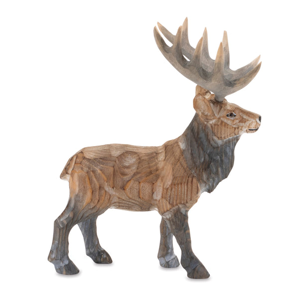 Melrose Wooden Deer Figurine