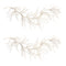 Melrose Glittered Pine Garland (Set of 2)