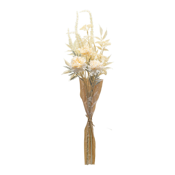 Melrose Bleached Zinnia Bouquet (Set of 2)