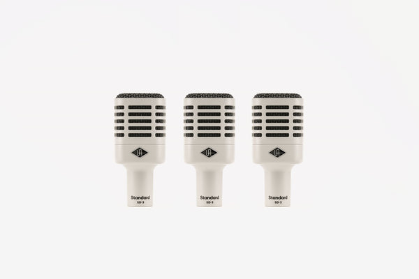 Universal Audio SD-3 Dynamic Microphone w/ Hemisphere Modeling (3-Pack)