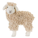 Melrose Standing Plush Sheep Decor with Curly Hair (Set of 2)