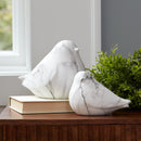 Melrose Marble Design Bird Shelf Sitter (Set of 2) Multicolor Decor