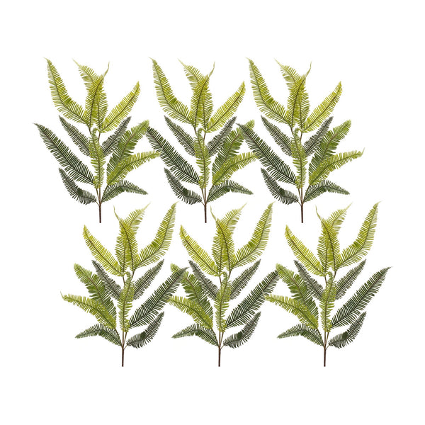 Melrose Varigated Fern Foliage Spray (Set of 6)