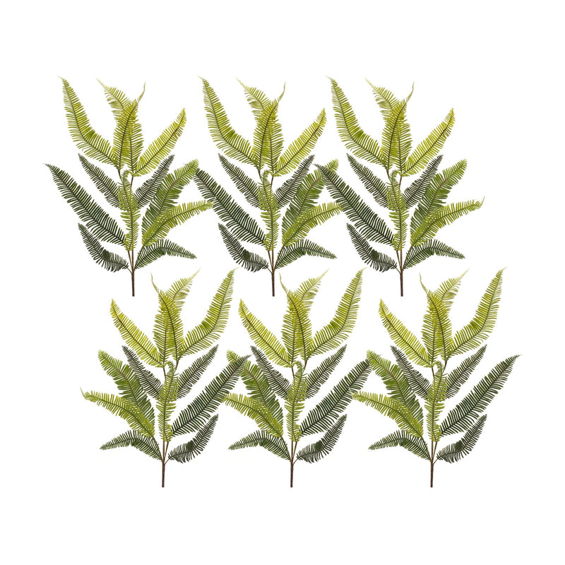 Melrose Varigated Fern Foliage Spray (Set of 6)