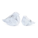 Melrose Marble Design Bird Shelf Sitter (Set of 2) Multicolor Decor