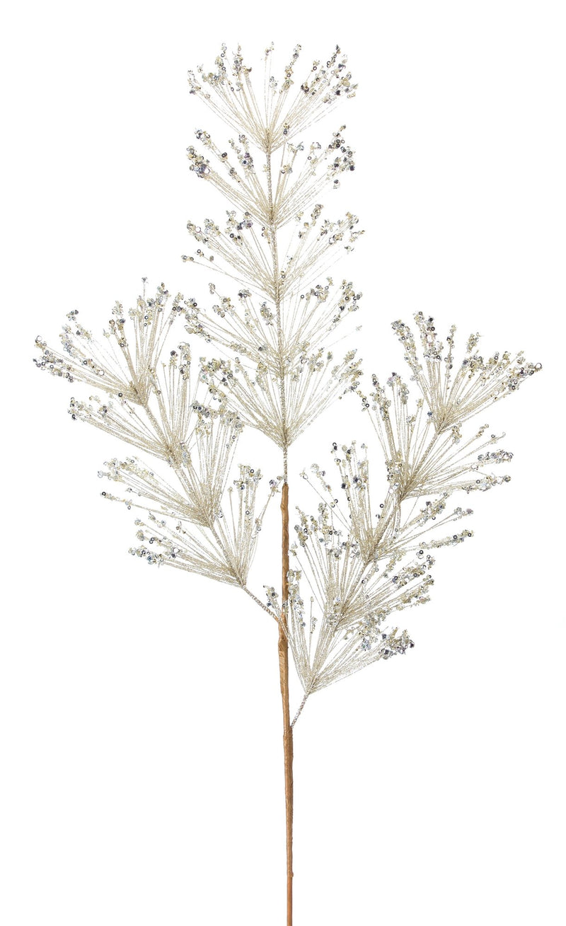 Melrose Pine and Sequin Spray (Set of 12)