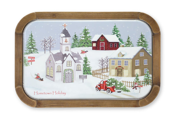 Melrose Holiday Village Wall Art 23.75"L