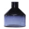 Melrose Blue Soda Lime Glass Bottle Vase 6"H