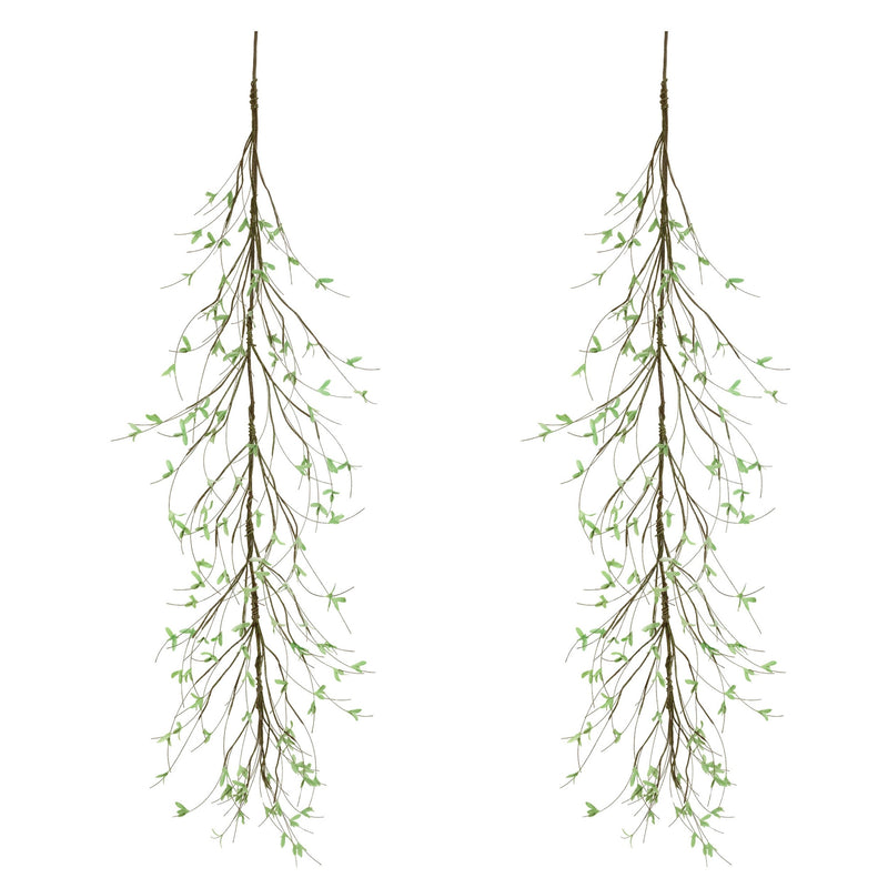 Melrose Mini Leaf Twig Garland (Set of 2)