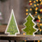 Melrose Frosted Cookie Pine Tree (Set of 2)