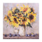 Melrose Sunflower Vase Canvas Wall Art 32"L, Modern, Wood