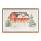 Melrose Framed Winter Barn Print 24"L