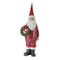 Melrose Frosted Long John Santa with Pine and List Accent (Set of 3)