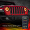 XKGlow 7" XKchrome App Control RGB Jeep Headlight Kit - MX-7IN-JP-KIT