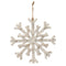 Melrose Distressed Fir Wood Snowflake (Set of 2)
