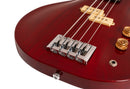 Washburn SB4R Wing Series Scavenger Electric Bass Trans Red