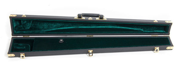 GEWA Maestro Bass Bow Case - Fits 2 German/French Bows, Black/Green