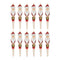 Melrose Santa Drop Ornament (Set of 12)