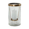 Melrose Etched Glass Candle Holder 8.5"H